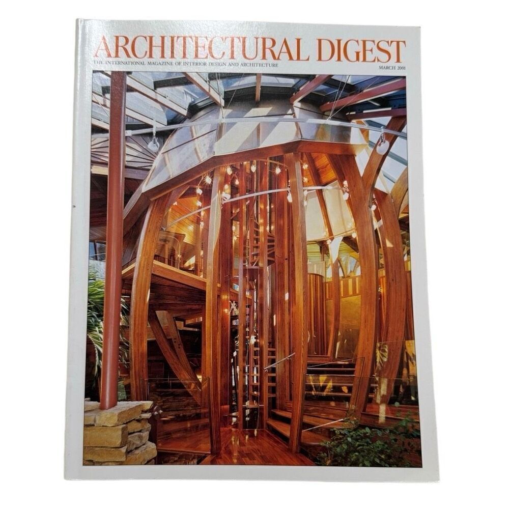 ARCHITECTURAL DIGEST Magazine, March, 2001, VIRGINIA GOVERNOR'S MANSION!
